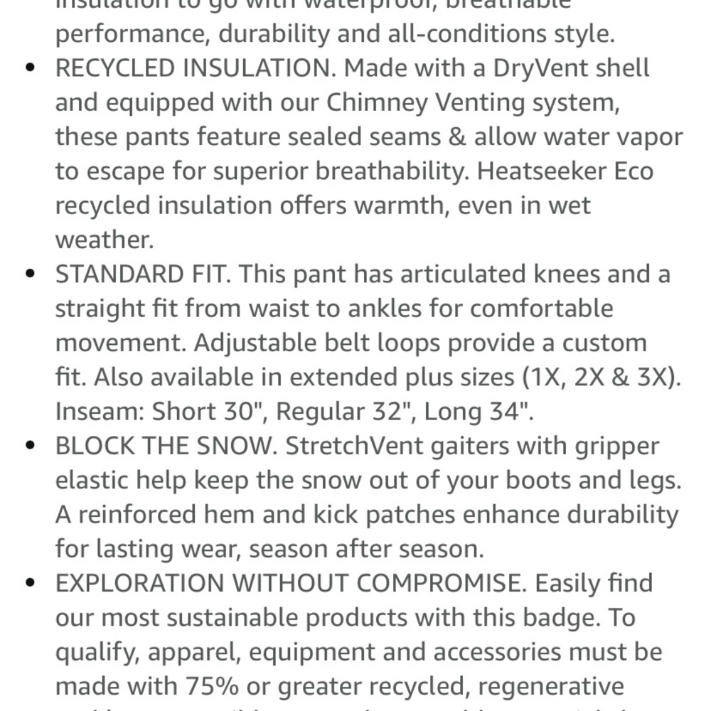 NWT Women’s The North Face Boysenberry Freedom Insulated Pant XS TP - Picture 10 of 12